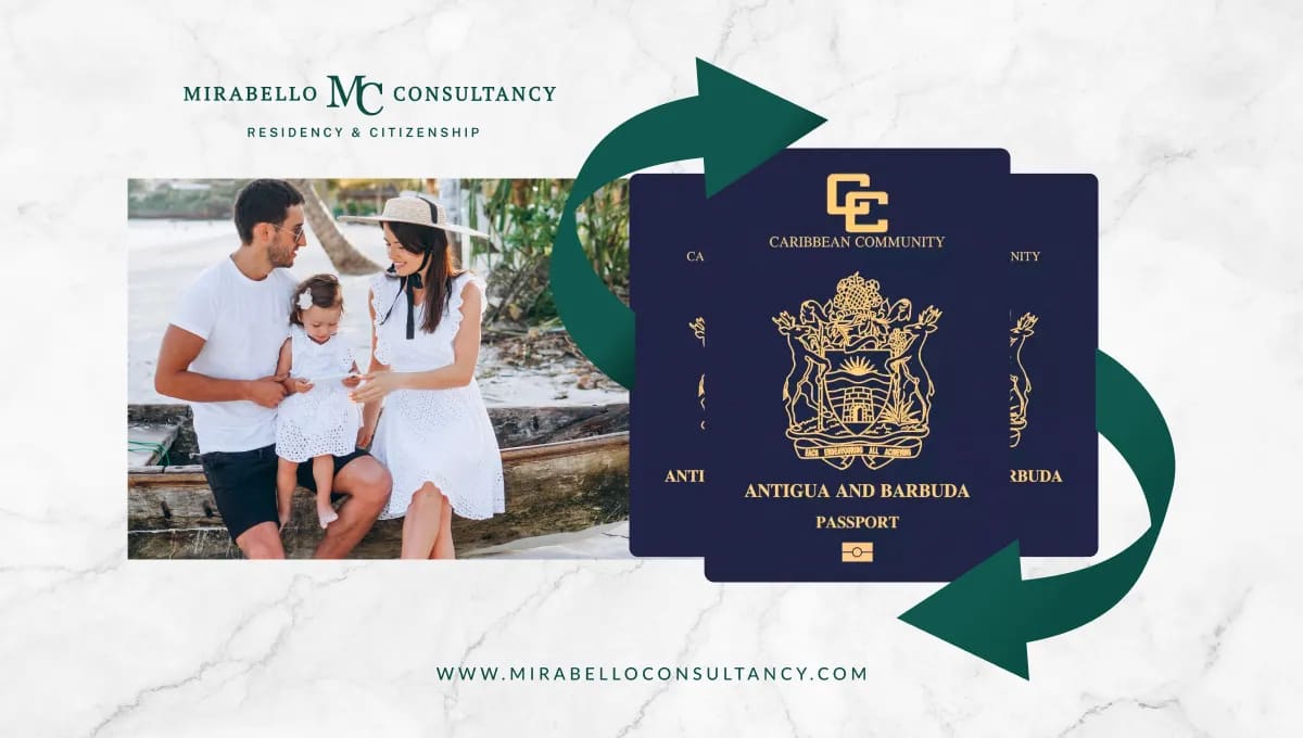 Antigua and Barbuda Passport Renewal for Families 2026: Spouse, Children and Dependants