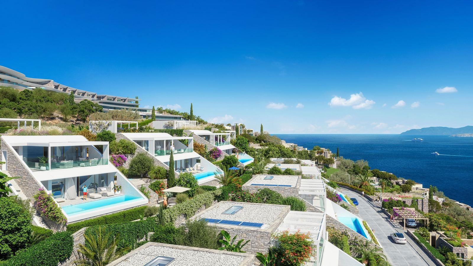 Hillside Villas with Panoramic Sea Views, Investitionsimmobilie für aufenthaltstitel in Greece