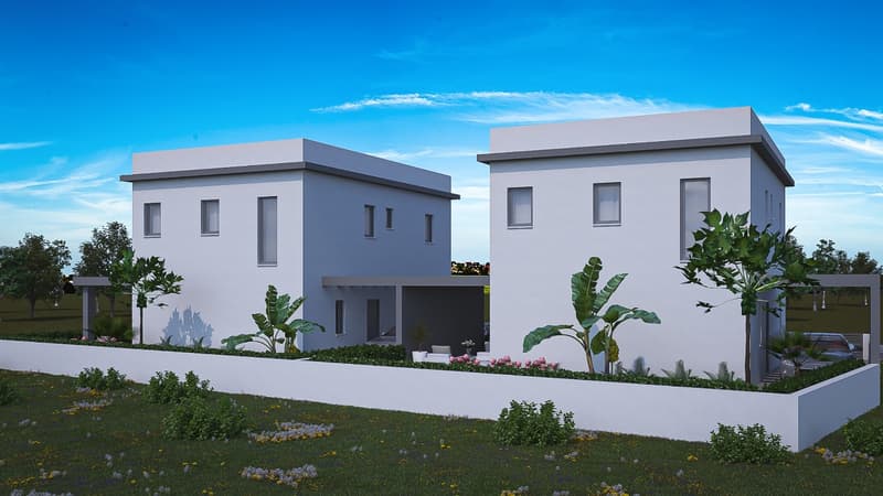 Twee villa's met energieklasse A, landinwaarts van Ayia Napa, Foto 4 van 7