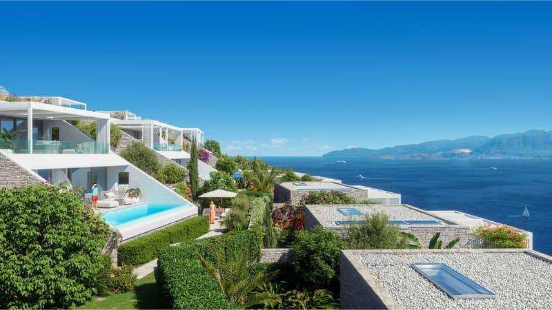 Villa's op de heuvel boven Mirabello Bay, Elounda, Foto 2 van 16