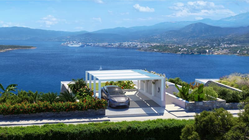 Villa's op de heuvel boven Mirabello Bay, Elounda, Foto 5 van 16