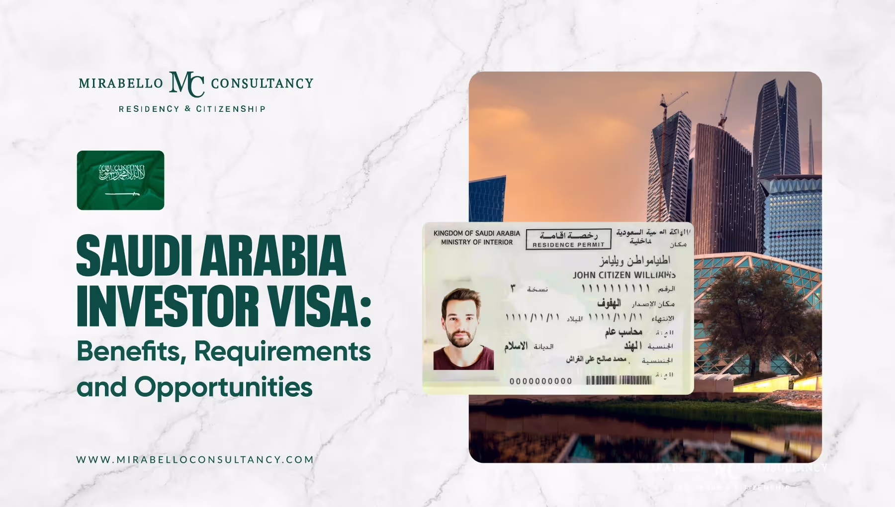 Saudisches Investorenvisum: Vorteile, Anforderungen und Chancen