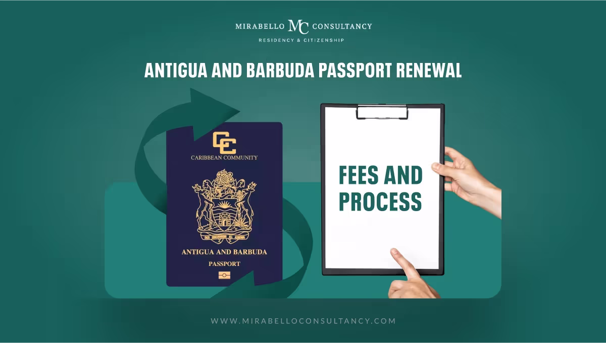 Rinnovo del Passaporto di Antigua e Barbuda 2026: Tariffe, Procedura e Guida CBI