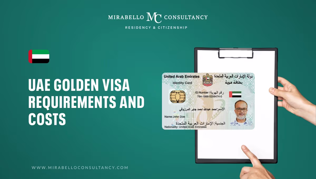 Requisitos y Costos de la Visa Dorada de los EAU 2026