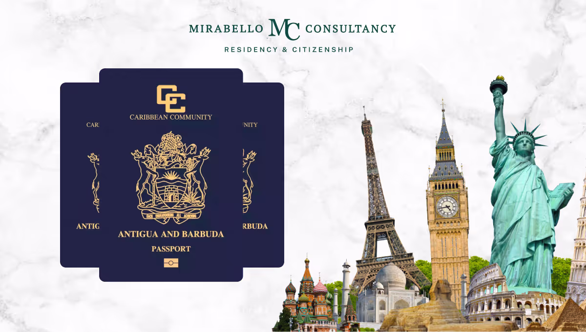 Paesi Senza Visto di Antigua e Barbuda: Guida all'Investment Migration 2026