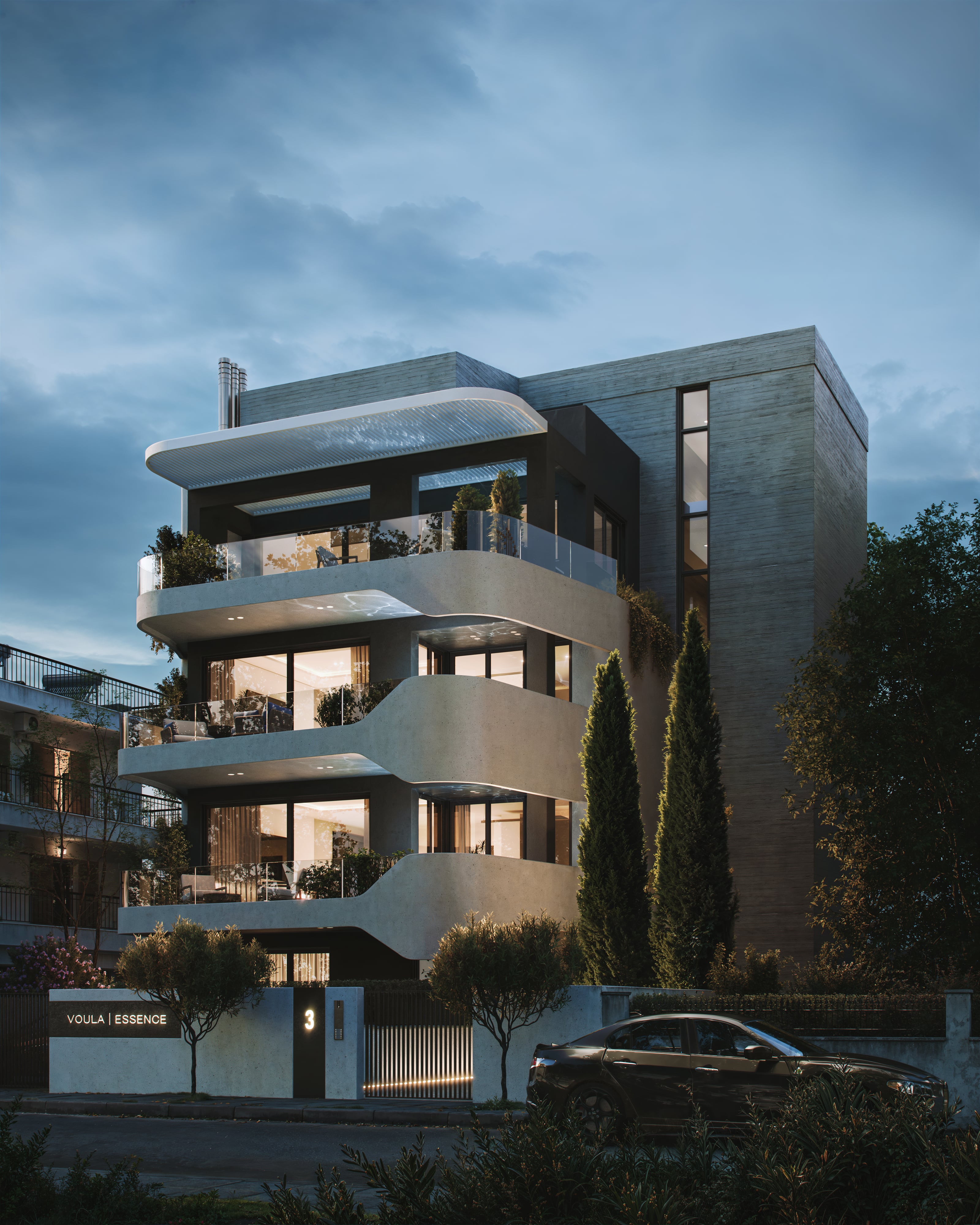 Residencias de lujo con piscina privada y elegibilidad para Golden Visa en Voula, Atenas