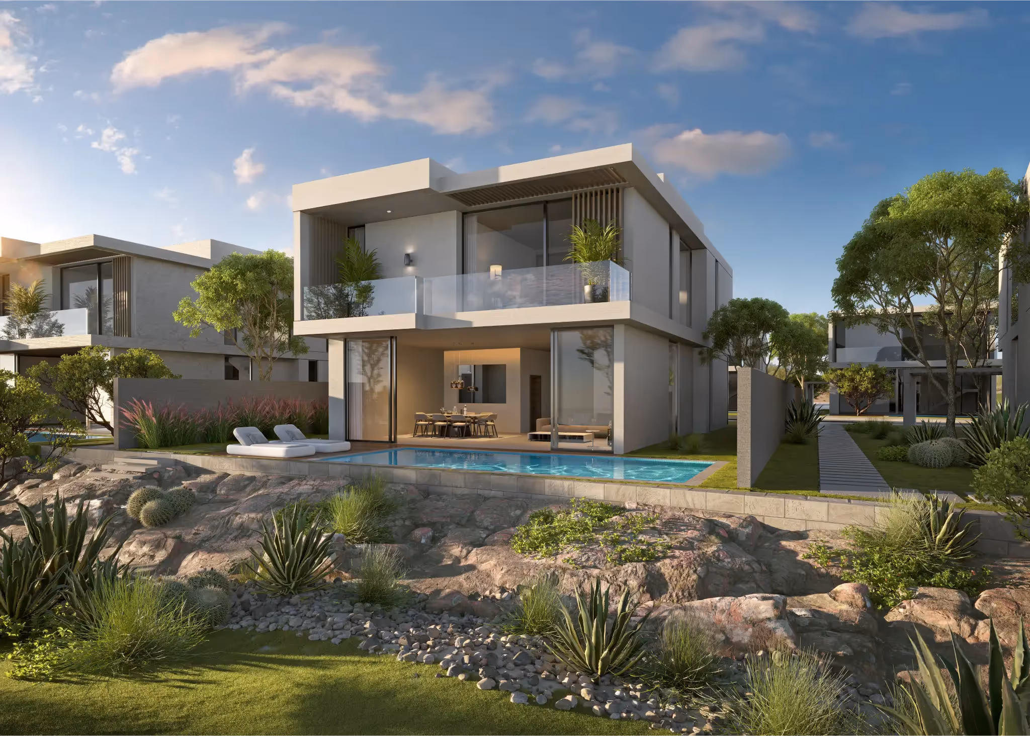 Golfside Luxury Villas with Panoramic Views in Muscat, Investitionsimmobilie für aufenthaltstitel in Oman