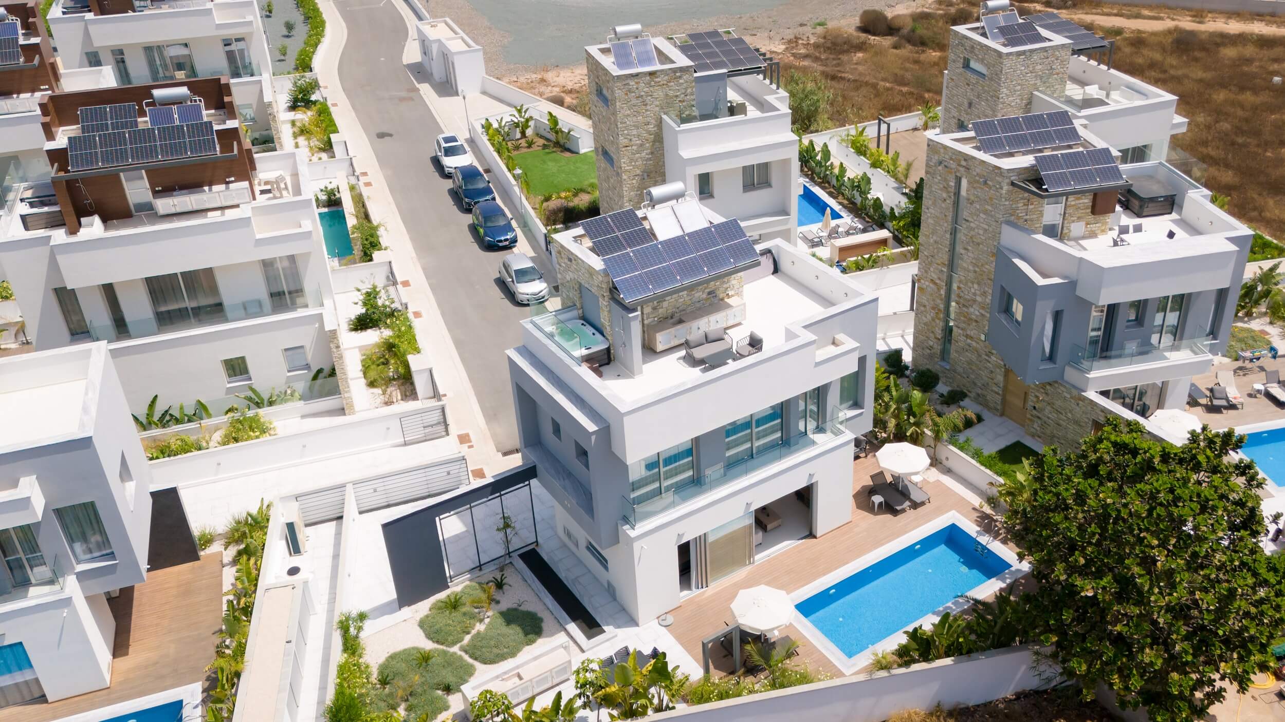 Villa Ayia Napa con vistas al mar