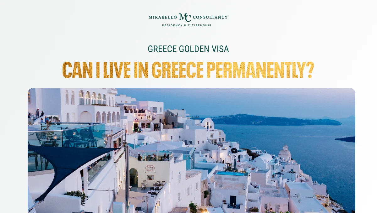 Visado de Oro Griego: Puedo Vivir en Grecia de Forma Permanente