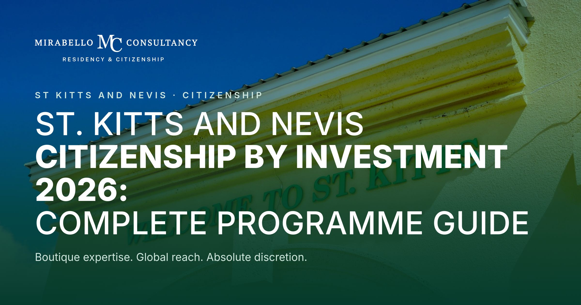 St. Kitts and Nevis Citizenship by Investment 2026: Complete Programme Guide