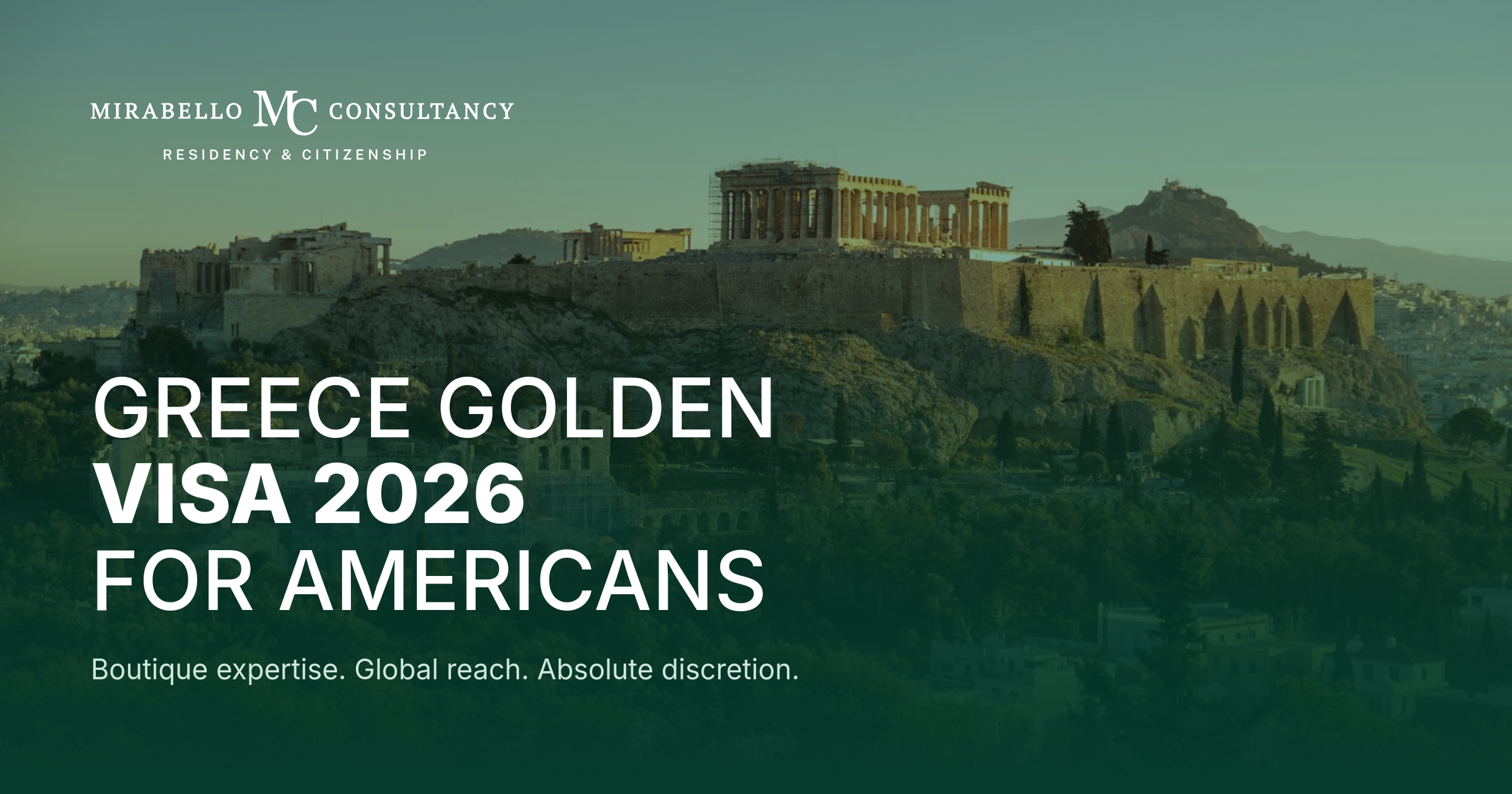 Золотая Виза Греции 2026 для Американцев: Инвестиции от €400 000, Доступ в Шенген и Путь к Гражданству ЕС