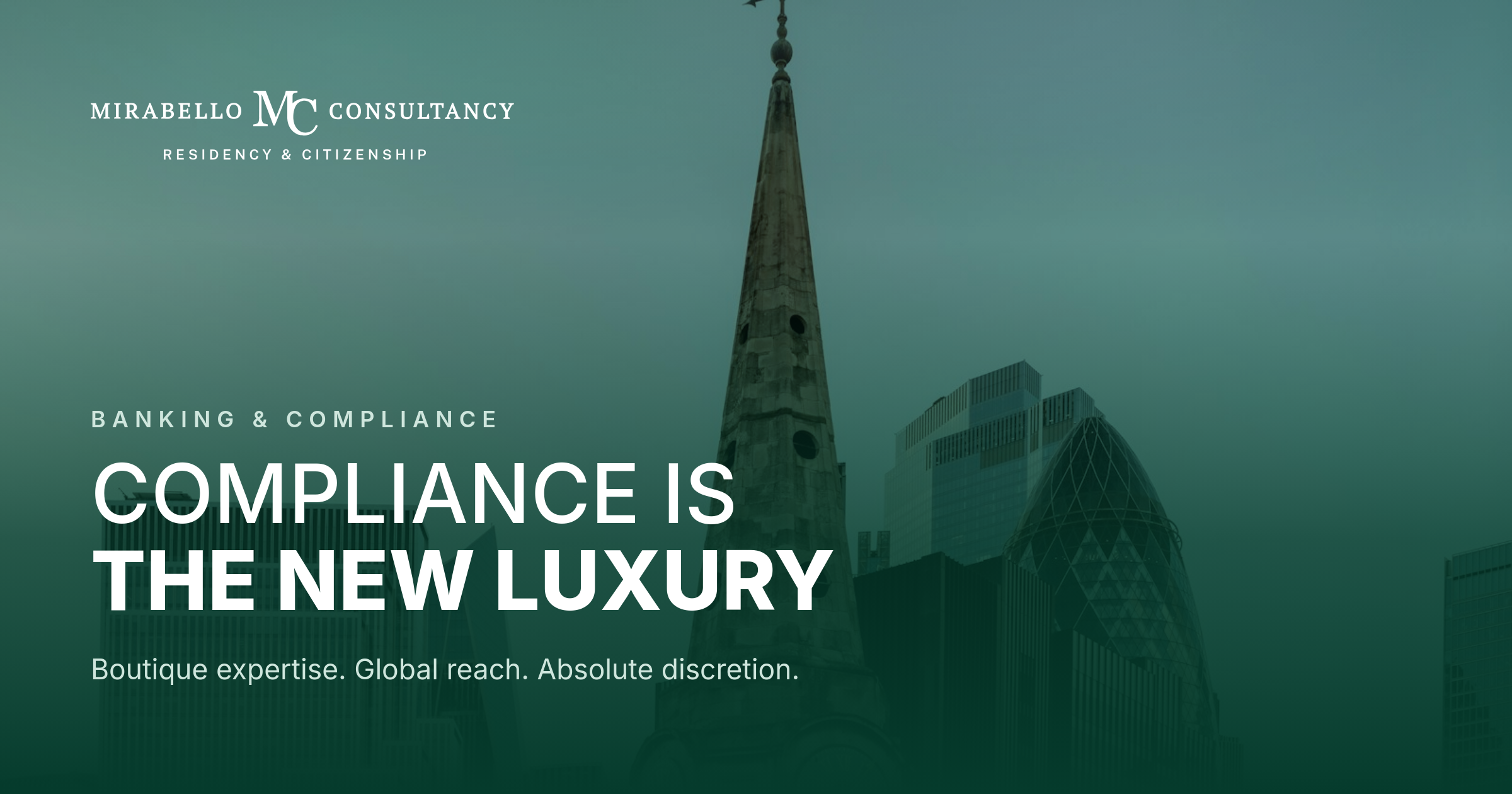COMPLIANCE IS THE NEW LUXURY | Mirabello Consultancy