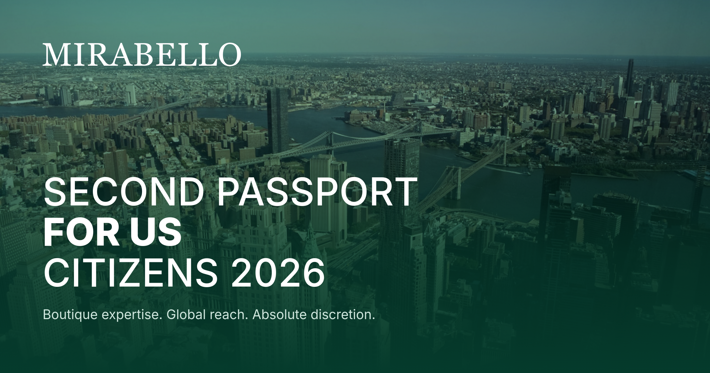 جواز سفر ثانٍ للمواطنين الأمريكيين 2026: الدليل الشامل