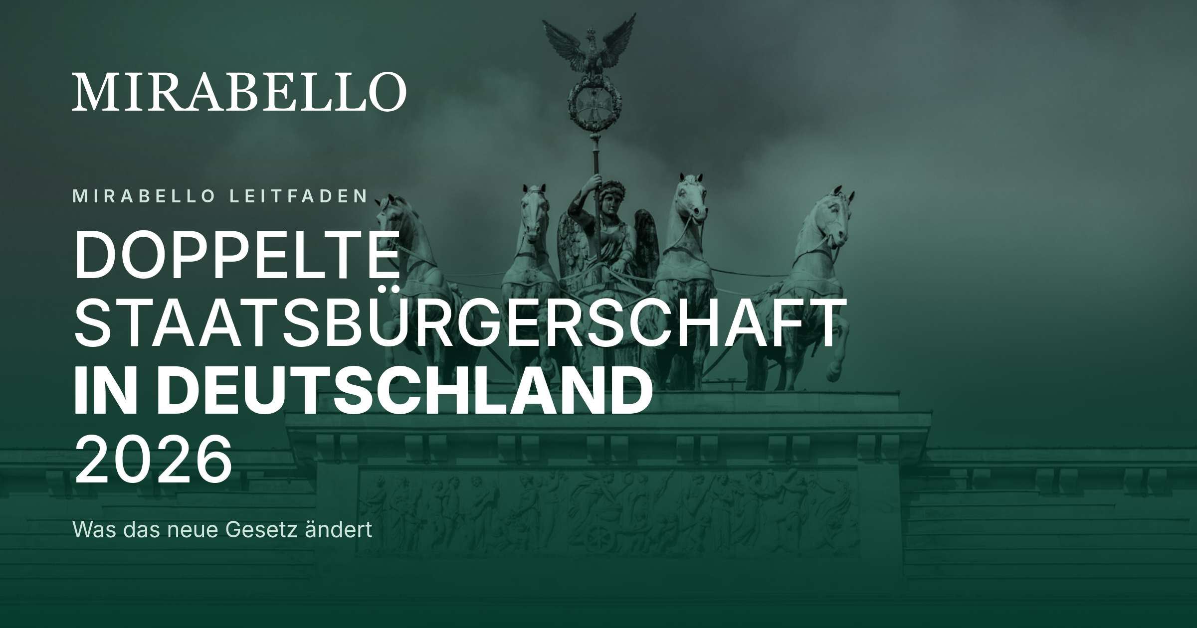 Doppelte Staatsbürgerschaft in Deutschland 2026: Gesetz, Vorteile und Nachteile