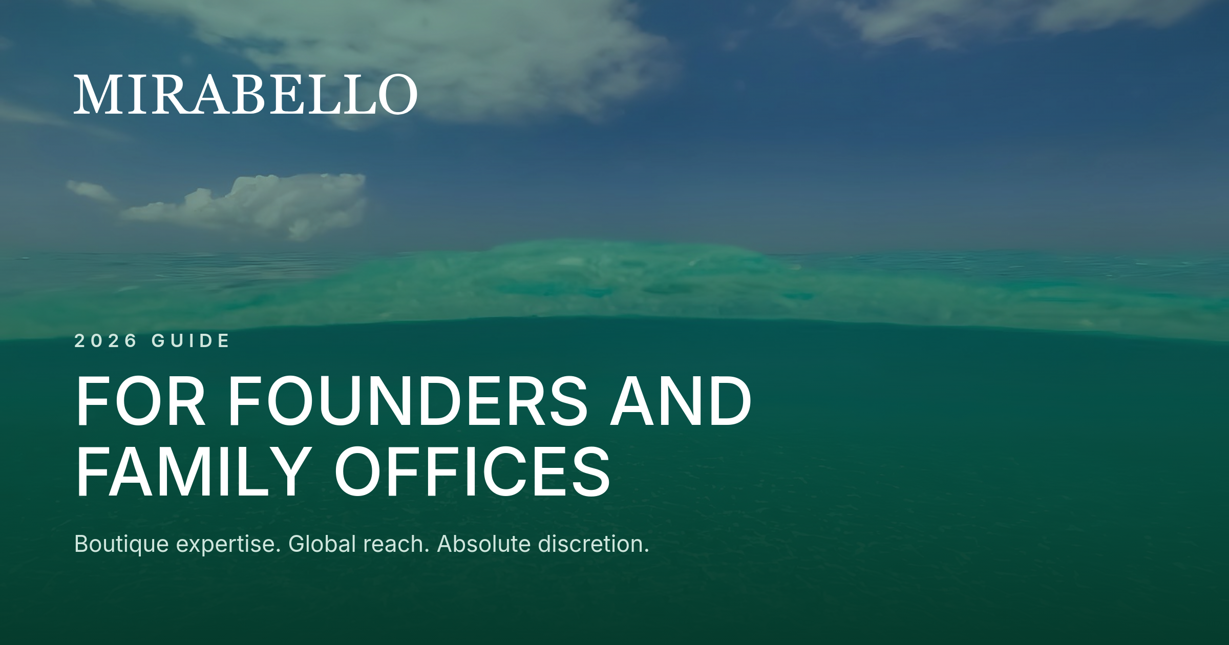 Citizenship by Investment for Entrepreneurs and Family Offices 2026: CBI for Entrepreneurs Explained