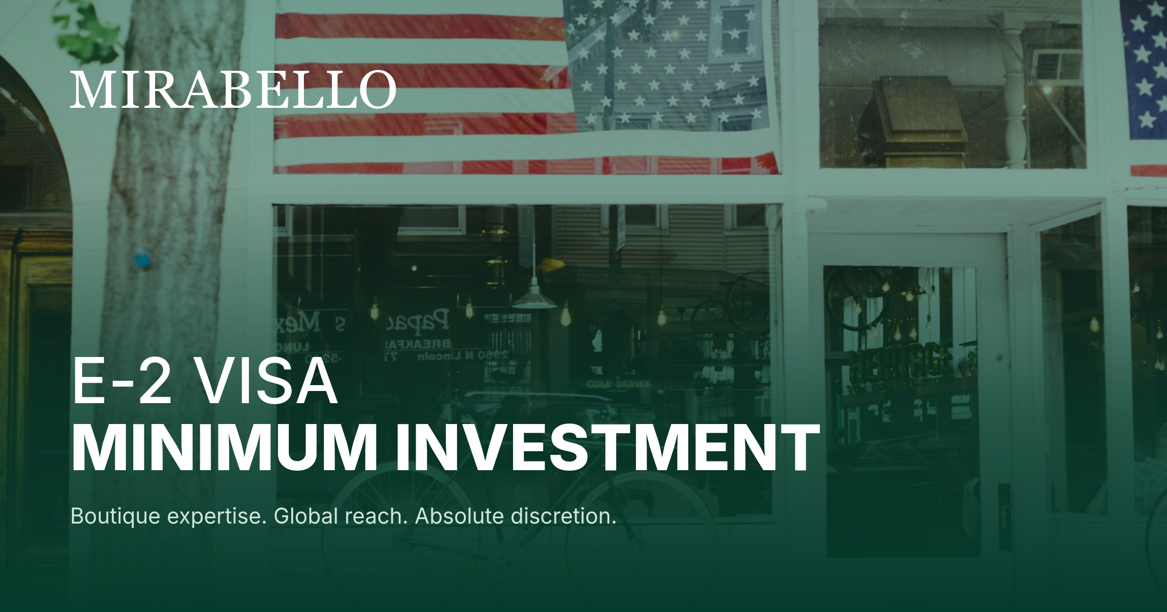 E-2 Visa Minimum Investment 2026: How Much Money Do You Really Need?