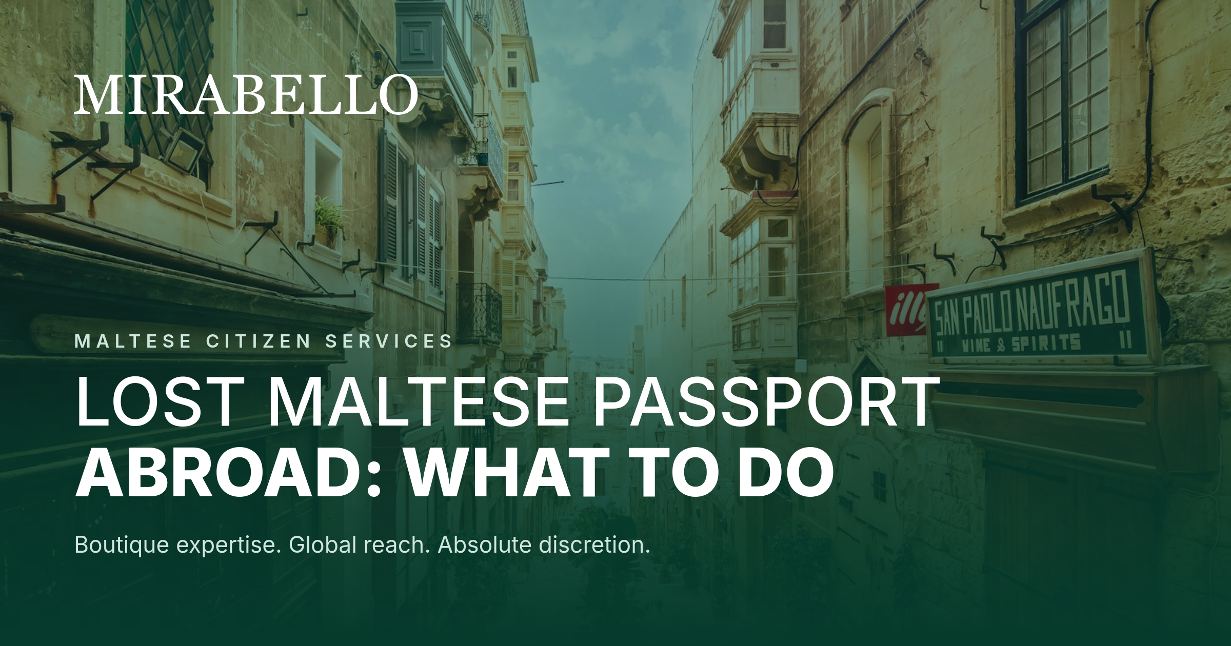 Lost or Stolen Maltese Passport Abroad: What to Do Next