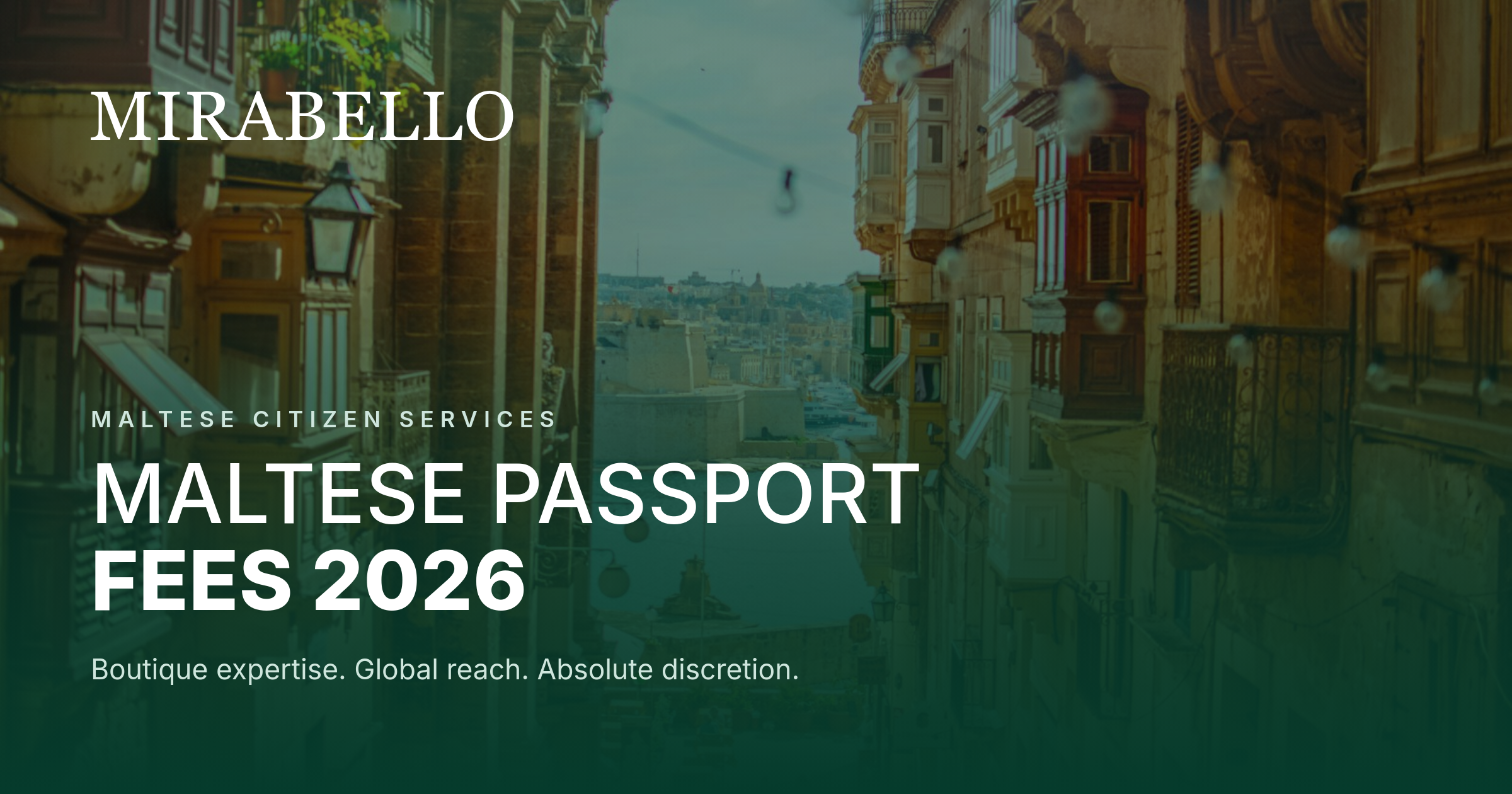 Tasas del pasaporte maltés 2026: todos los cargos oficiales, explicados