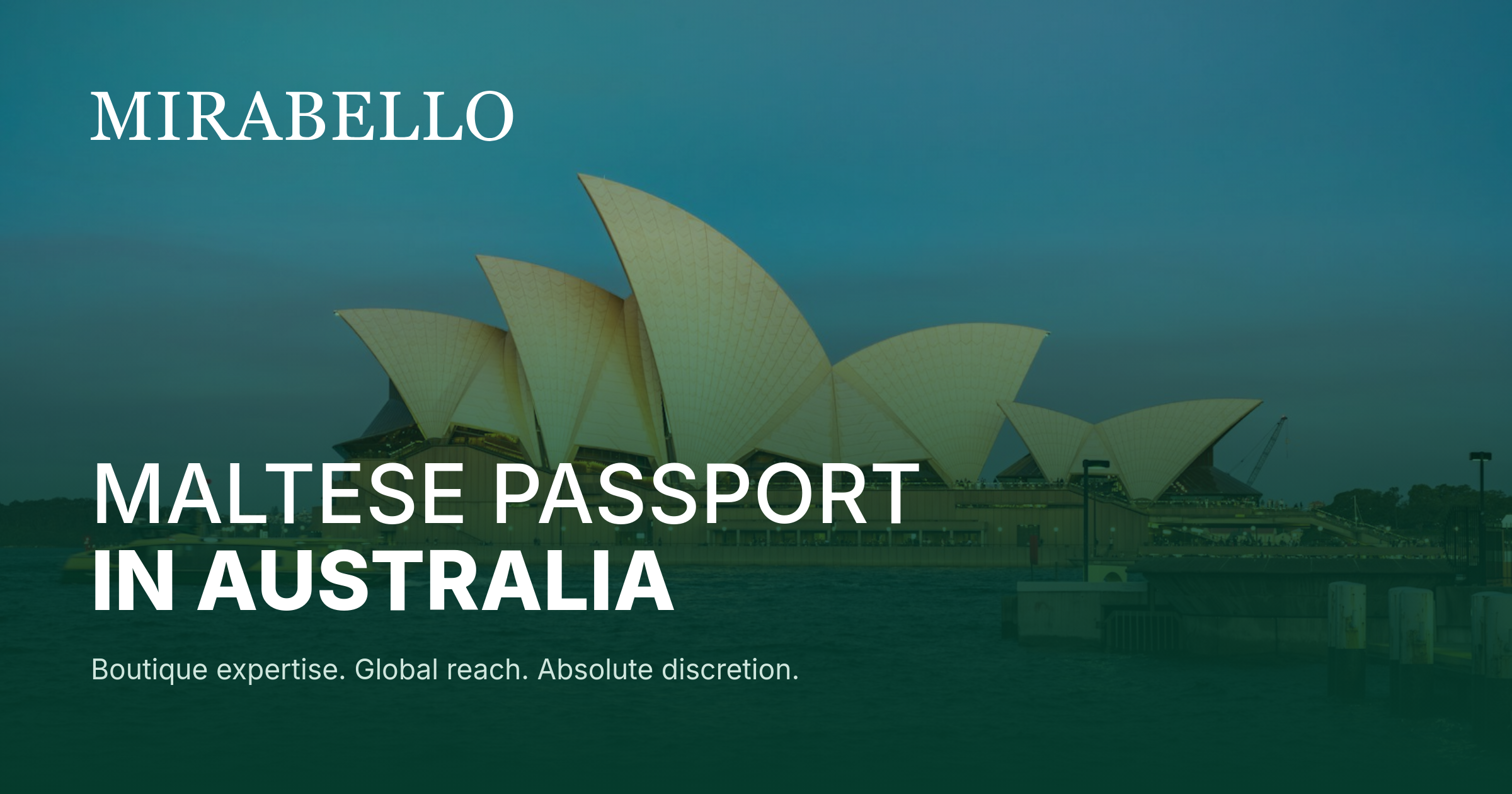 Rinnovare il passaporto maltese in Australia: Canberra, Sydney e Melbourne (2026)