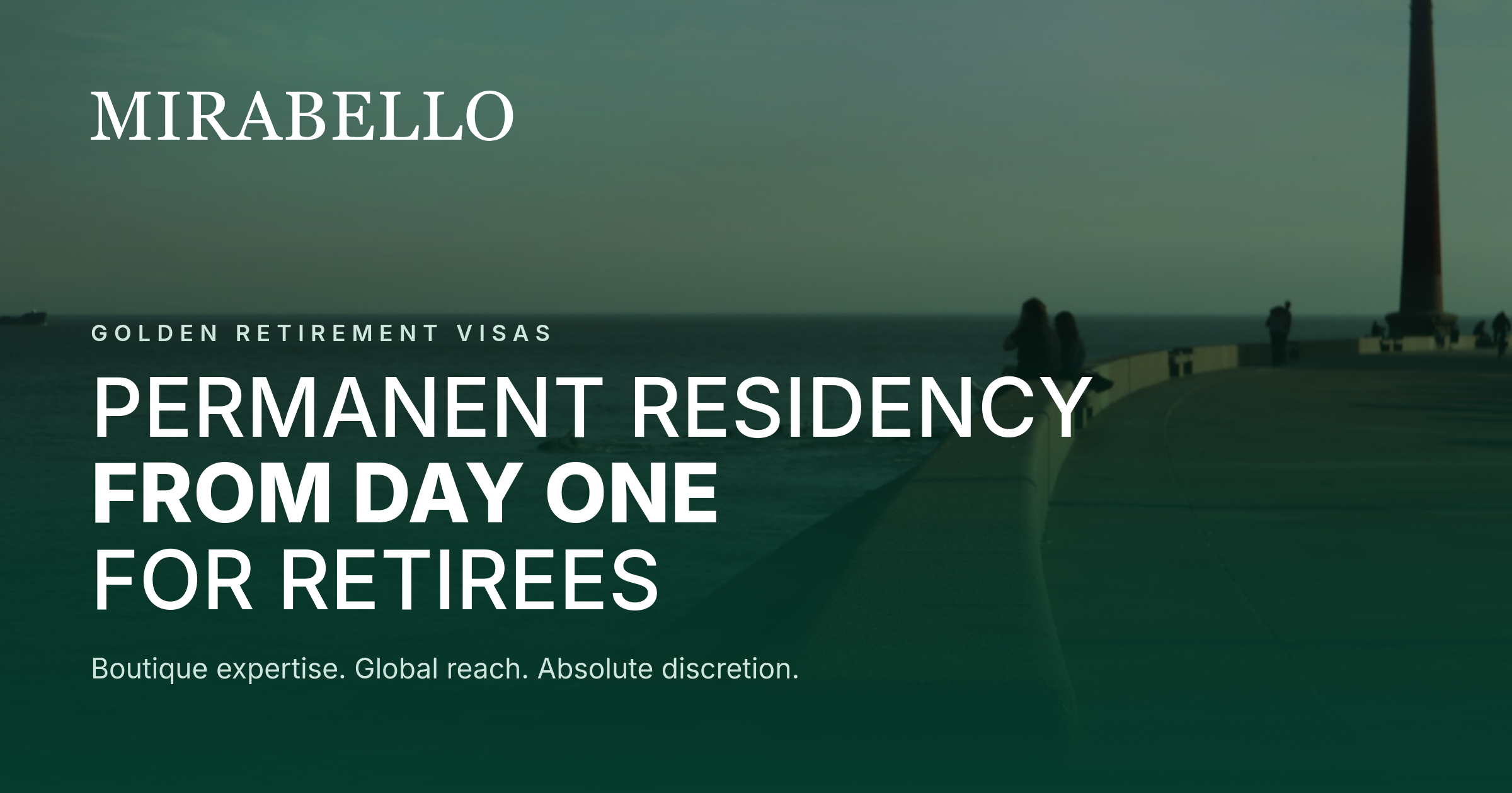 Permanent Residency for Retirees 2026: Which Retirement Visas Are Permanent From Day One?