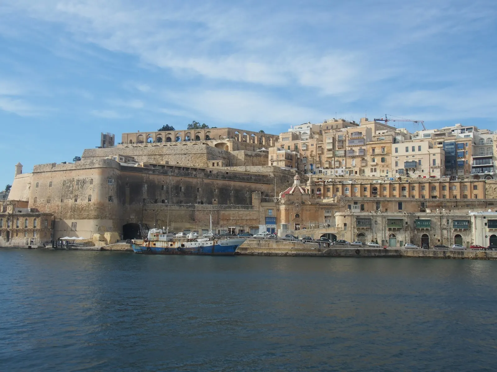 Valletta bastions and the Upper Barrakka Gardens across the Grand Harbour: Malta Permanent Residence Programme
